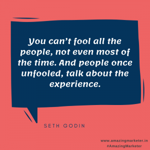 eCommerce Quote - You cant fool all the peopl, not even most of the time And people once unfolded, talk about the experience